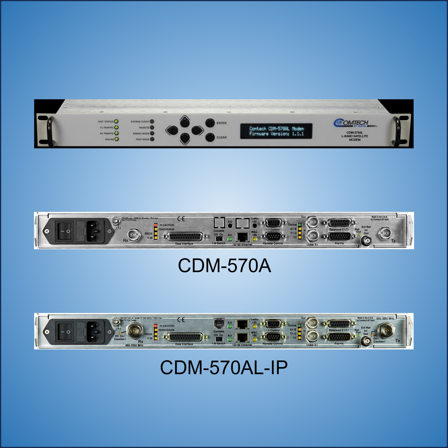 CDM-570A/L & CDM-570A/L-IP Satellite Modems